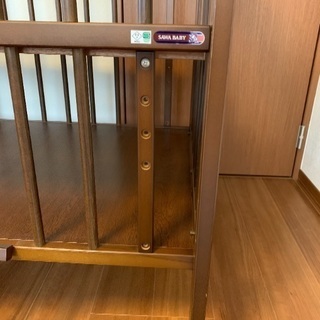 値下げしました】ベビーベッド EASEすのこハイベッド(SAWA BABY)