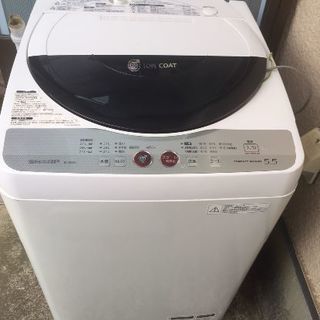 【終了】SHARP 洗濯機 ５.５Kg ２０１１年製 ４／１４迄