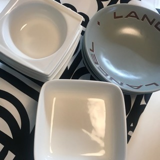 料理が映える白いお皿とカレー皿にもなるランセルお皿