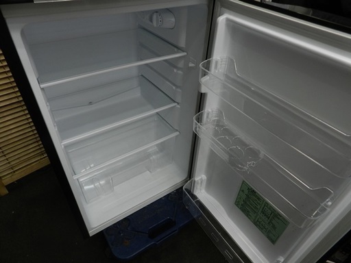 2ドア冷蔵庫　118L　エスキュービズム　2018年製