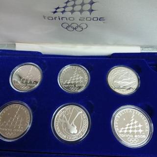 2006トリノオリンピック銀貨6枚セット − 静岡県