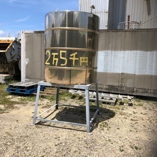 🉐値下げ。中古ステンレスタンク架台付き