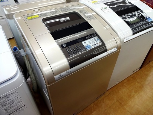 【取りに来れる方限定】HITACHIの9,0kg縦型洗濯乾燥機売ります！
