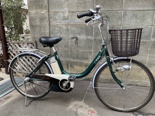 電動自転車  ヤマハ PAS  24インチ  4Ah  グリーン色  ★お買い得★電動アシスト付き自転車