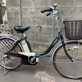 電動自転車  ヤマハ PAS  24インチ  4Ah  グリーン...
