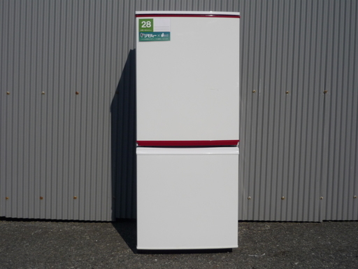 2ドア冷蔵庫 （137L・つけかえどっちもドア） 2014年製 (0220286054-S)