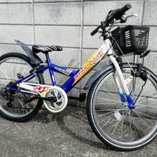 【中古】子供用 自転車 マウンテンバイク ジュニア 24インチ ...