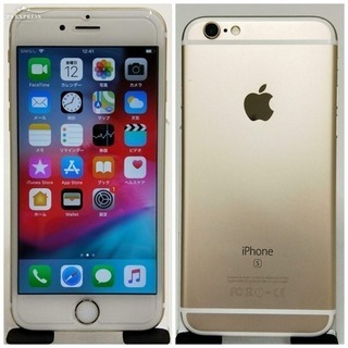 SIMフリー iPhone 6s 64GB Gold バッテリー...