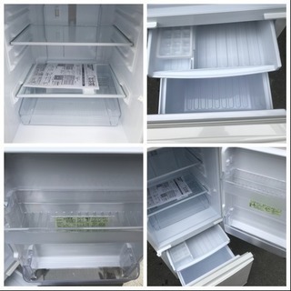 冷蔵庫 SHARP 2016年 一人暮らし 2ドア 単身用 137L SJ-D14B-W SHARP