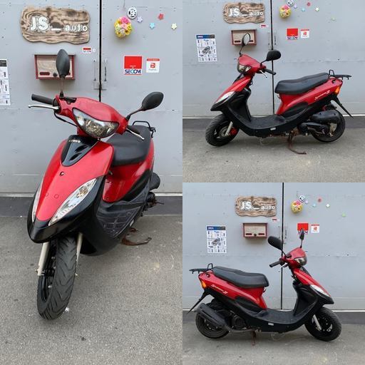 ♪♪キムコ　スーナー50Z　 50cc　安心のバッテリー新品♪/実働/Fディスクブレーキ/良質ＷＡＫＯＳ製品で清掃済み/配達可♪