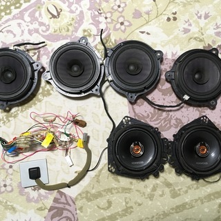 KENWOOD ナビ MDV-727DT 2011年製 フルセグ Bluetooth DVD スピーカーセット