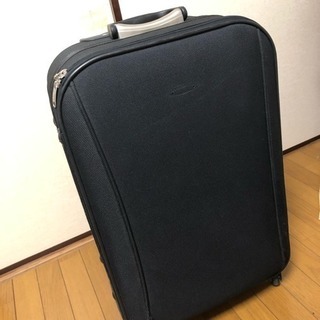 スーツケース Lサイズ ソフトタイプ ローラー付きキャリーバッグ
