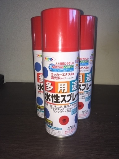 アサヒペン 多用途水性スプレー 4ml 3本 Tia02 庄内通のその他の中古あげます 譲ります ジモティーで不用品の処分