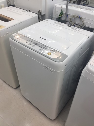 【購入後も安心な6ヶ月間動作保証付き♪】2017年製のPanasonic(パナソニック)の全自動洗濯機(5.0kg)のご紹介です！