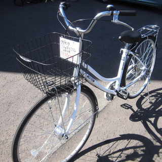 南12条店 シティサイクル 27インチ 6段変速 ホワイト