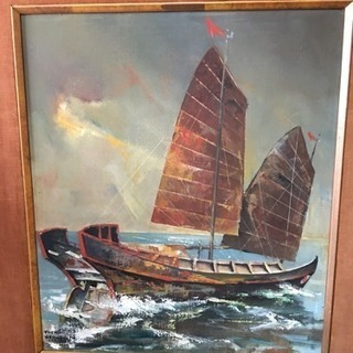 絵画 なかむらとおる 帆船