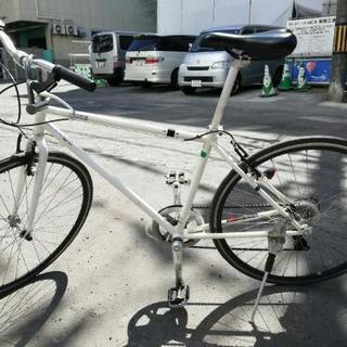 クロスバイク  白 