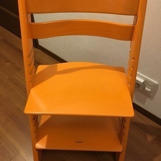 ストッケ トリップトラップ ベビーチェア 子供椅子 オレンジ