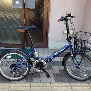 美品)Volkswagen変速折りたたみ自転車