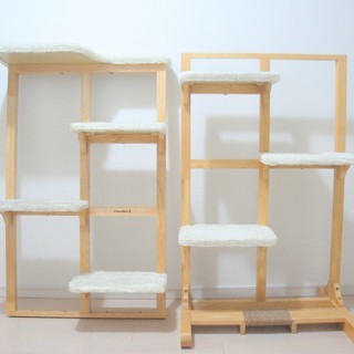 ドギーマン】ウッディ キャットタワー キャティーマン つっぱりタイプ