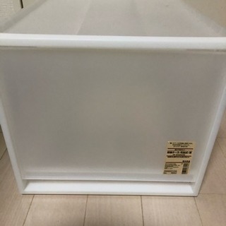 透明収納ボックス 無印 Yua 浦添の収納家具 収納ケース の中古
