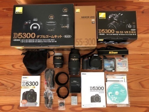 NIKON ニコン D5300 18-55/55-300mm ダブルズームキット 【中古品】