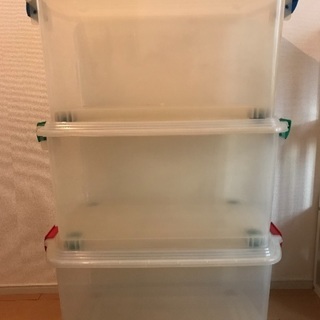 【無料】【中古】プラスチックコンテナー/プラスチックケース