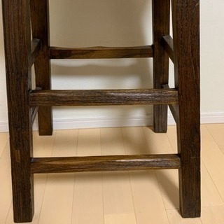 カウンター  木のいす