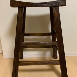 カウンター  木のいす