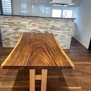 一枚板 ダイニングテーブル 6人掛