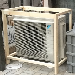 ダイキンエアコン室外機手作りカバー  大型サイズ用(内法 幅86...