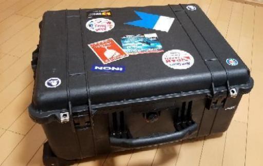 大型ペリカンケース、キャスター付き！　ほぼ新品。