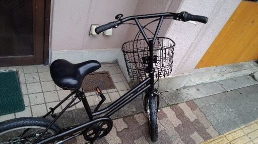 [Poke]fine bikes 20吋小径自転車 外装6段/LEDオート/マットブラック