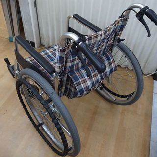 松永製作所 アルミスタンダード車椅子折り 畳み自走式  ブレーキ...