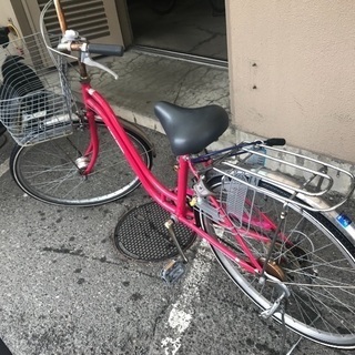 27インチ 5段変速付き自転車