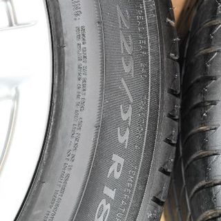225/55-18 ミシュラン9部山 日産ホイール エルグランド
