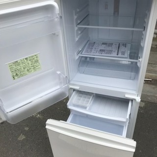137L つけかえどっちもドア ホワイト 2ドア冷蔵庫 シャープ 自動