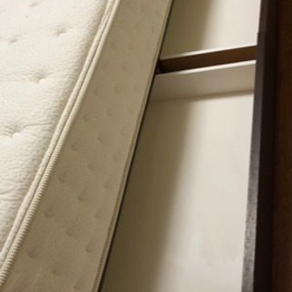 ニトリ 収納付きダブルベッド (フレーム+マットレス セット)