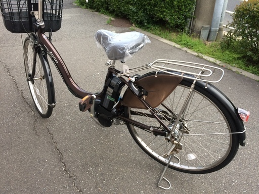地域限定送料無料　ブリヂストン　アシスタ　新基準　子供乗せ　茶色　長生き　パス　ビビ　神戸市　電動自転車