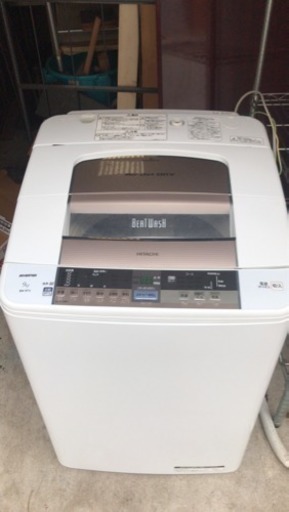 日立 全自動電気洗濯機 BW-9TV形 2014年製
