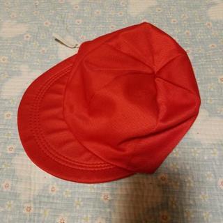 赤白帽子(ゴム付き)