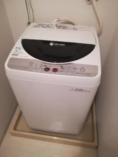 シャープ　SHARP　洗濯機ES-GE55K　2010年製　5.5kg