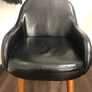 unico製 椅子 黒 