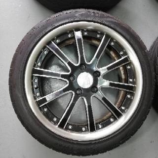 RAYS ブラックフリートV440 18インチ4本セット 18x7.5J+52 PCD114.3/5H