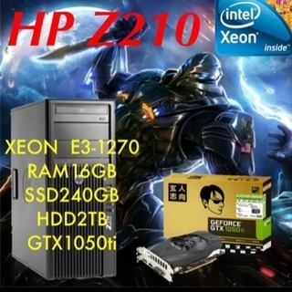 HP Z210 Xeon E3-1225 16GB 新品SSD240GB グラボ