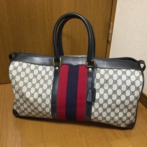 GUCCI オールドグッチ シェリーライン ボストンバッグ ワケありジャンク