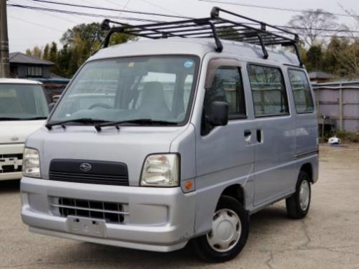 サンバーバン Vb 車検ロング ルーフキャリア ハイルーフ 乗って帰れる オートマ At パワステ エアコン 宅配 修復歴無し エアb 中古車販売 野田のサンバーの中古車 ジモティー