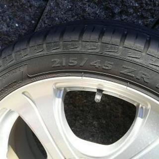 タイヤ&ホイールセット　215/45ZR17 