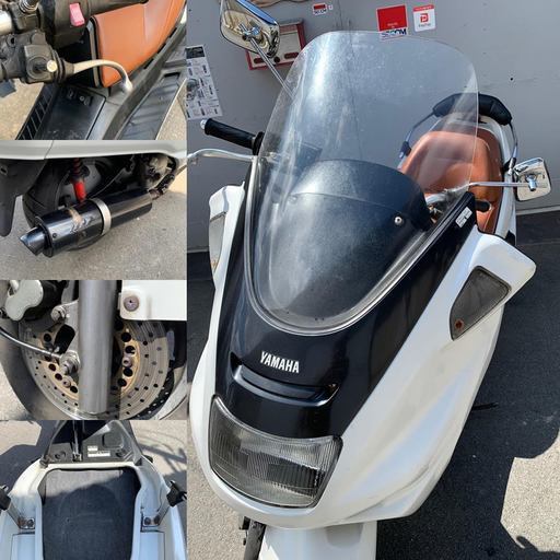 ♪人気の白♪ヤマハ マジェスティ 250cc 実働/良質WAKOS製品で