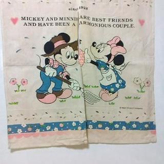 ディズニー　ミッキーマウスとミニーちゃん　のれん　ダストペストリー